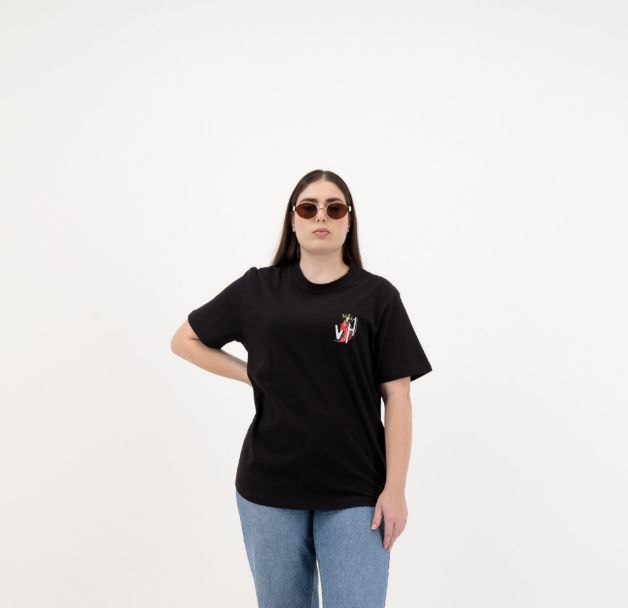 Picture of Your Highness Women’s Black Cotton Graphic T-Shirt – Short Sleeve, Crew Neck