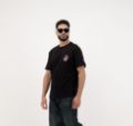 Picture of Your Highness Stylish Black Graphic T-Shirt Men