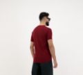 Classic rosewood short sleeve men’s t-shirt – back look