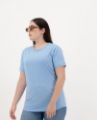 Picture of Women’s Mist Plain Cotton T-Shirt – Regular Fit