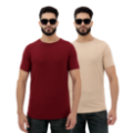 Picture of Men’s Rosewood & Sandstone Basic T-Shirts 2-Pack | Everyday Comfort