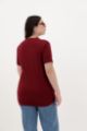 Picture of Women’s Sandstone & Rosewood Plain T-Shirt – Soft Cotton Regular Fit | Basic T-Shirts Women’s Classic Look